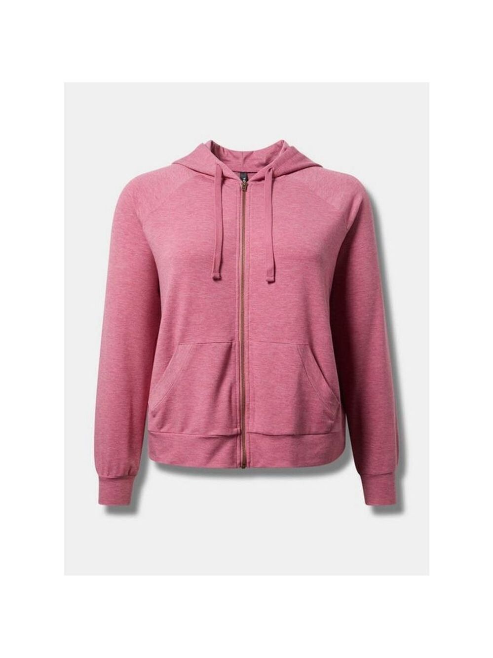 Women's Torrid Plus 1X Pink Terry Lounge Hoodie